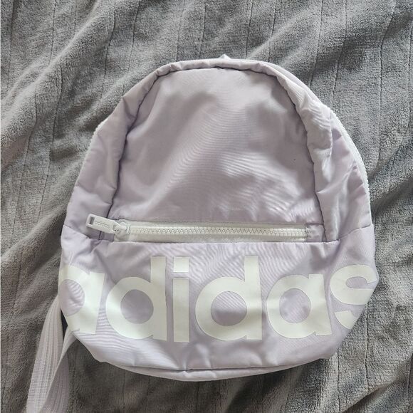 Adidas Mini lavender  bagpack - Picture 1 of 3